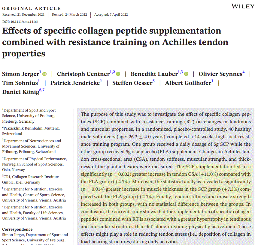 Investigaciones sobre suplementación